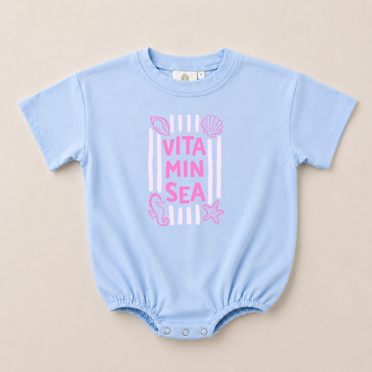 Vitamin Sea Tee or Bubble Romper