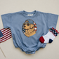 4th of July Golden Retriever Tee or Bubble Romper