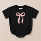 Pink Ghost Bow Graphic Sweatshirt, Tee or Bubble Romper