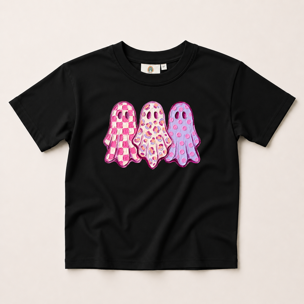 Girly Ghost Trio Graphic Sweatshirt, Tee or Bubble Romper