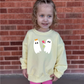 Be My Boo Crewneck Sweatshirt - Butter Yellow