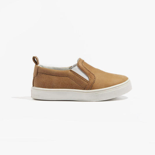 Weathered Brown Slip-On Sneaker