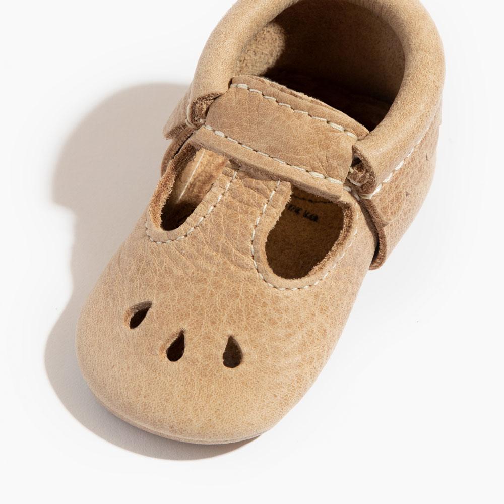 Weathered Brown Mary Jane Baby Shoe