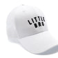 Little Bro Hat in White Snapback