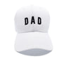 Dad Hat in White Snapback