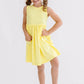 Yellow Tank Pocket Twirl Dress