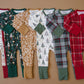 Red Plaid Bamboo Zipper
