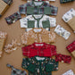 Red Plaid Bamboo Zipper