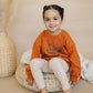 Sweatshirt mit Rundhalsausschnitt und Jack O'Lantern