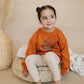 Sweatshirt mit Rundhalsausschnitt und Jack O'Lantern