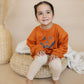 Sweatshirt mit Rundhalsausschnitt und Jack O'Lantern