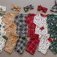 Red Plaid Bamboo Cozy Set