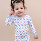 Bamboo Two Piece Set | Chickens & Flowers
