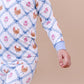 Bamboo Two Piece Set | Chickens & Flowers