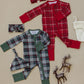 Red Plaid Bamboo Zipper