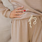 Womens Striped Loungewear Set