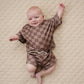 Shorts Set | Espresso Checkered