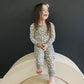 Light Green Daisy Bamboo Cozy Set - Little Joy Co.