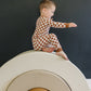 Rust Checkered Ribbed Bamboo Cozy Set - Little Joy Co.