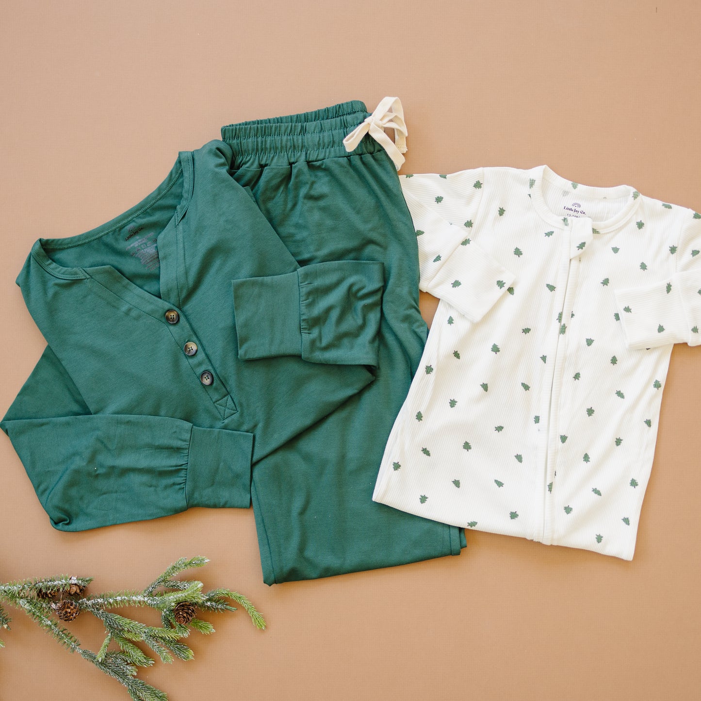 Women's Green Emerald Bamboo Pajamas