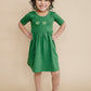 Custom Embroidered Organic Cotton St. Patrick's Day Twirl Dress