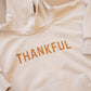 Thankful Hooded Sweatshirt Romper - Mauve