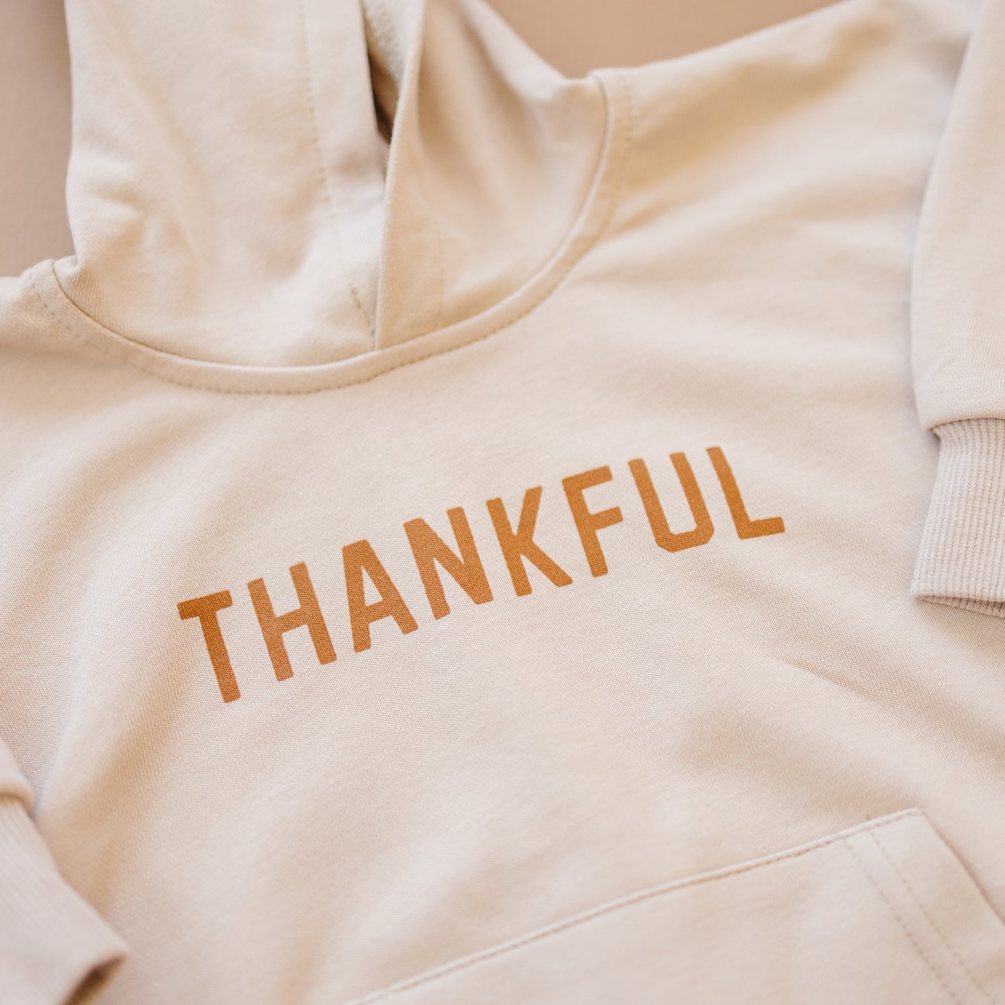 Thankful Hooded Sweatshirt Romper - Mauve