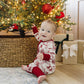 Holiday Toile Ribbed Bamboo Zipper