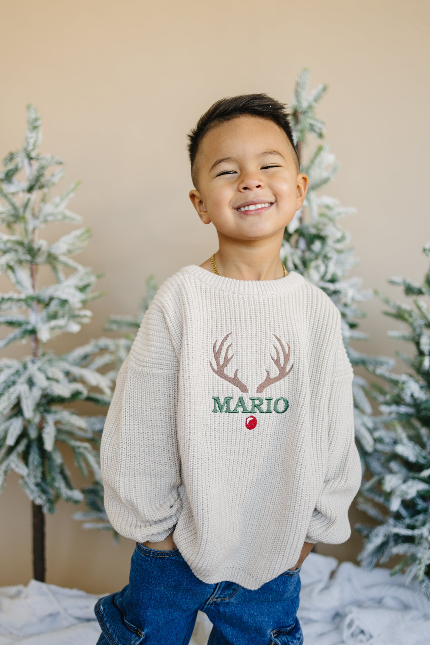 Custom Embroidered Christmas Sweater