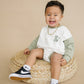 Custom Embroidered Colorblock Sweatshirt - Crewneck or Romper