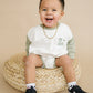 Custom Embroidered Colorblock Sweatshirt - Crewneck or Romper