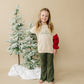 Custom Embroidered Christmas Colorblock Knit Sweater