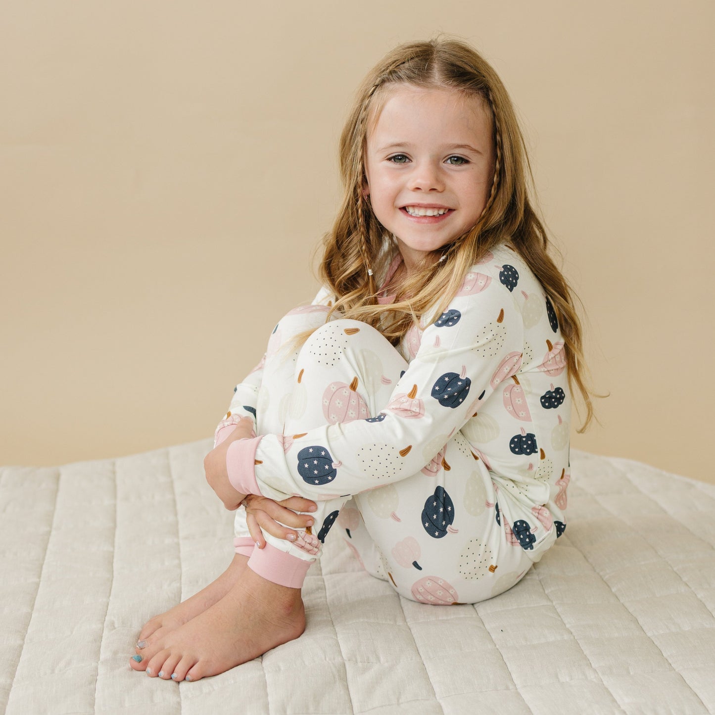 Pretty 'n Pumpkin 2pc Bamboo Pajamas