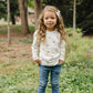 Cherry Pointelle Long Sleeve Tee