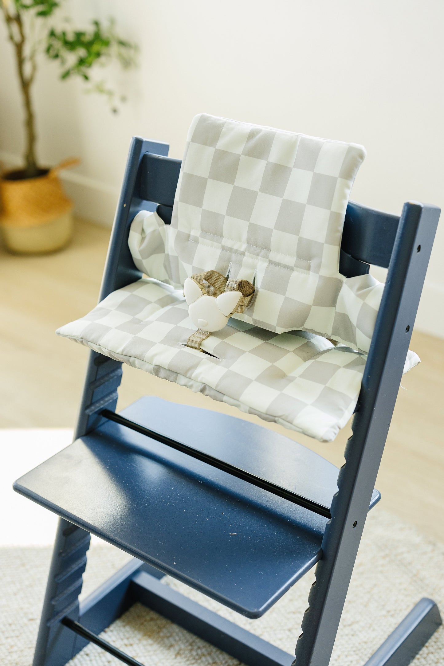 Neutral Check Stokke Tripp Trapp Seat Cushion