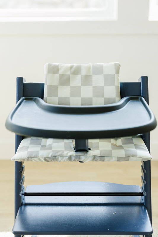 Neutral Check Stokke Tripp Trapp Seat Cushion