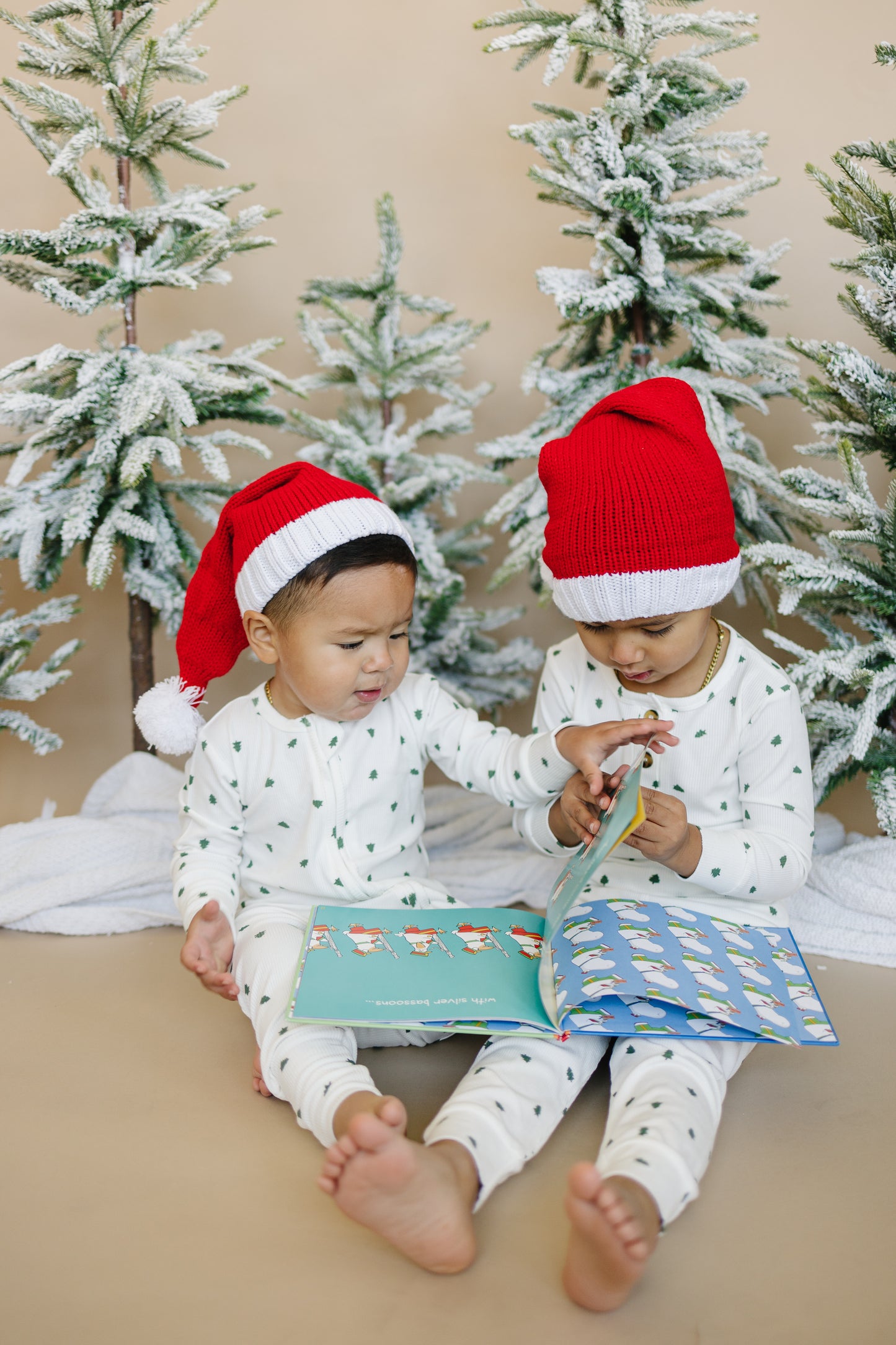 Tiny Trees Ribbed Bamboo Zippy Romper