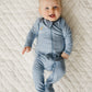 Custom Embroidered Easter Bamboo Footy Pajamas - more colors & designs