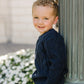 Navy Cable Knit Sweater