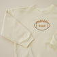 Custom Embroidered Crewneck or Sweatshirt Romper - Football