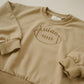 Sweatshirt mit Rundhalsausschnitt und individueller Stickerei