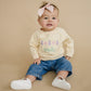 Custom Embroidered Organic Cotton Easter Crewneck Sweatshirt - Bunny Ears