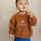 Custom Embroidered Thanksgiving Organic Cotton Sweater