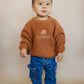 Custom Embroidered Thanksgiving Sweater - Pie or Turkey