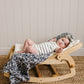Sage Stripe Knit Bubble Romper