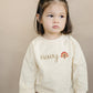 Custom Thanksgiving Embroidered Organic Cotton Crewneck