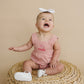 Custom Embroidered Easter Organic Cotton Bubble Romper - more colors