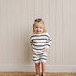 Navy Stripe Knit Sweater