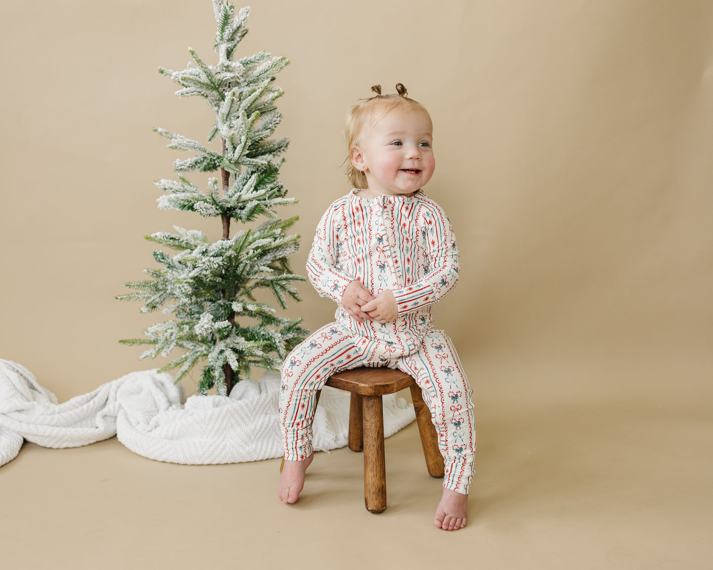 Candy Cane Lane Zippy Romper