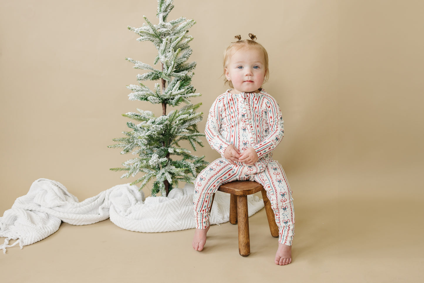 Candy Cane Lane Zippy Romper